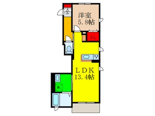 あやめハイツ東奈良の物件間取画像